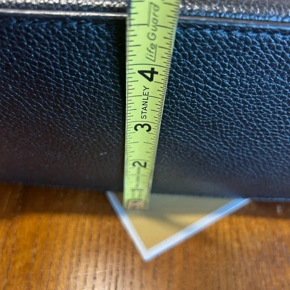 Michael Kors Black Adele Crossbody Bag with Silver Hardware EUC!! - Picture 15 of 16